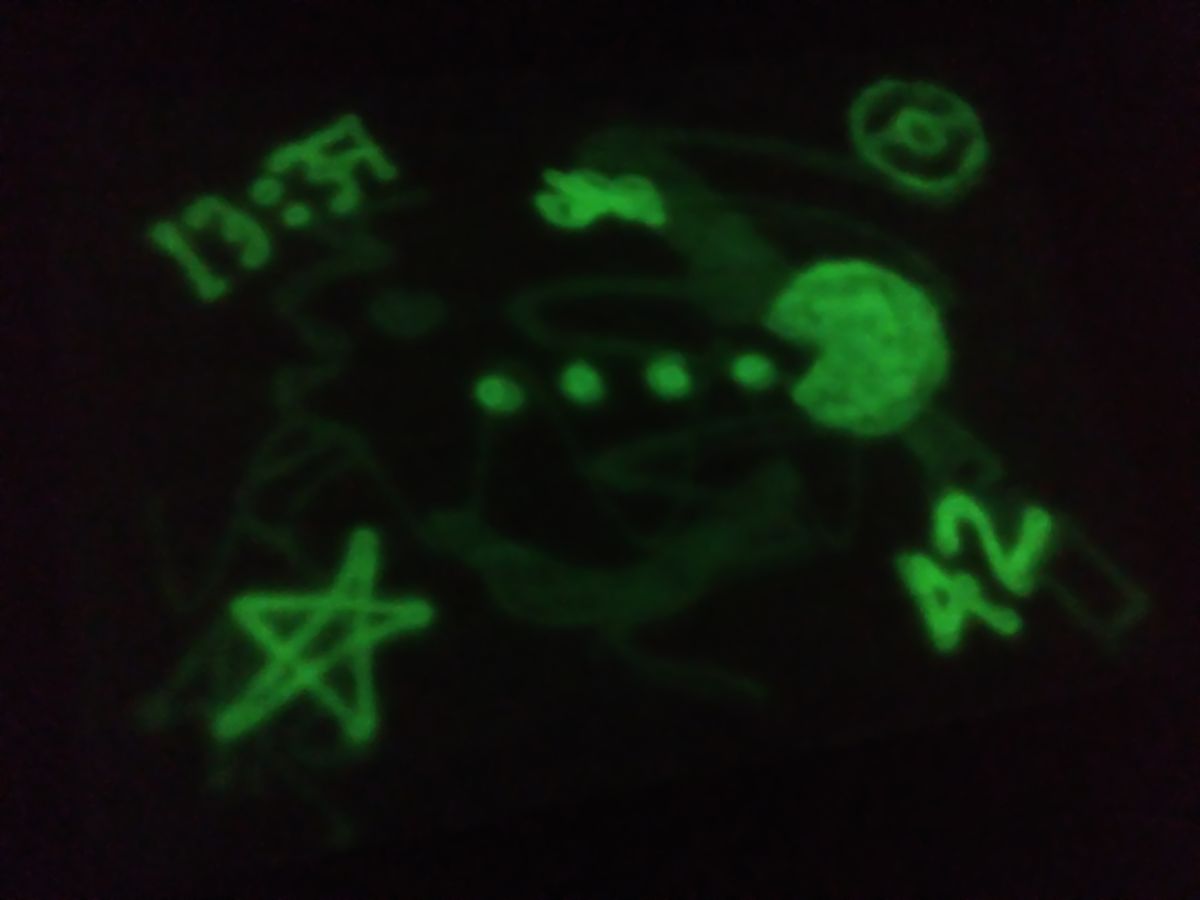 light painting with a laser