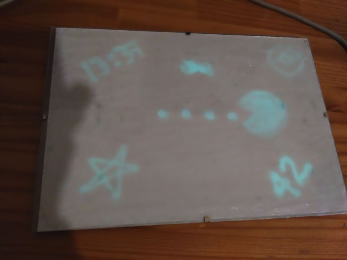 light painting with a laser